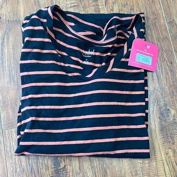 NWT Isabel Maternity by Ingrid & Isabel Medium Striped Long Sleeve T-Shirt - Picture 3 of 6